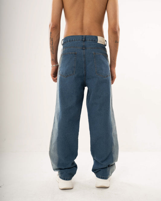 WIDE LEG STEAM DENIM